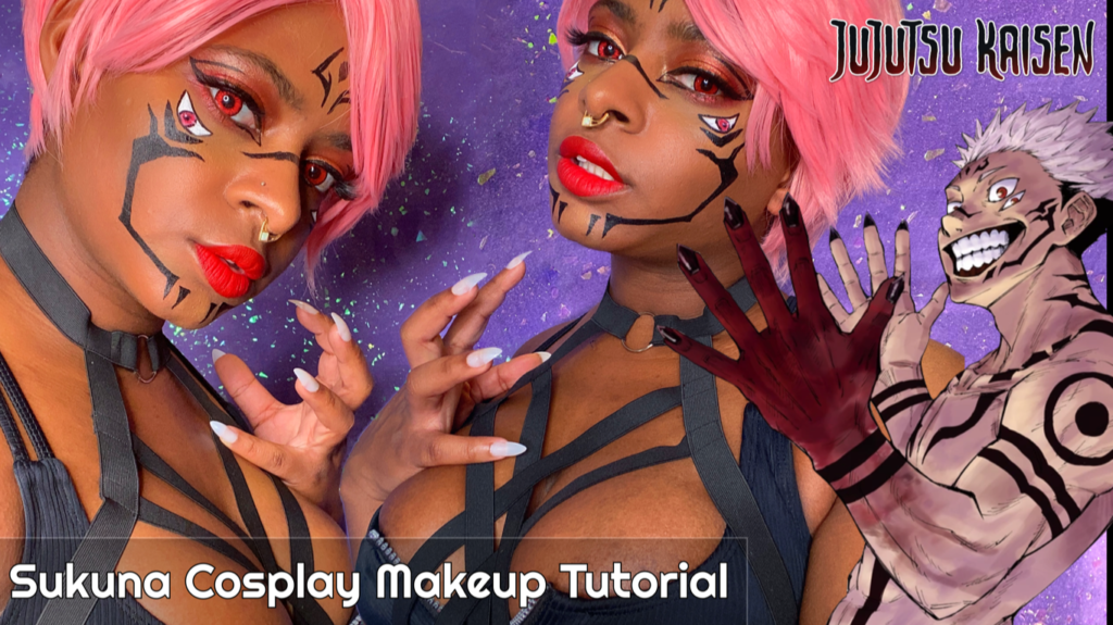 Sukuna from Jujutsu Kaisen – Cosplay Makeup Tutorial