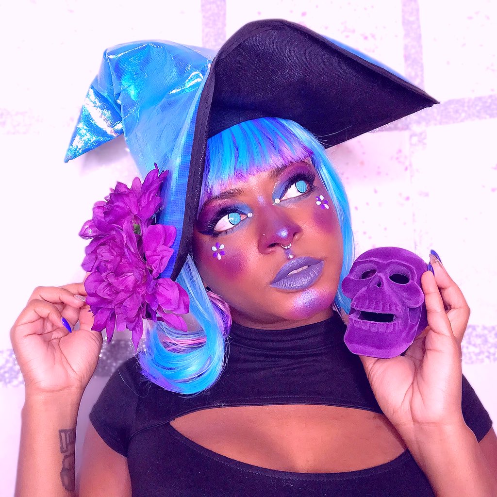 DeLa Doll Bruize Blume Witch OC Cosplay Makeup